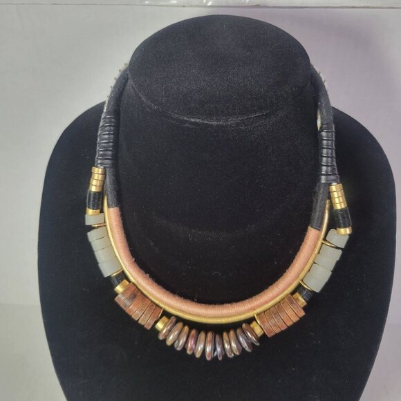 Stella & Dot Alay Multi-Layered Statement Rope & Beaded Necklace - Picture 1 of 5